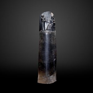 <a href="https://commons.wikimedia.org/wiki/File:P1050763_Louvre_code_Hammurabi_face_rwk-gradient.jpg">Hammurabi</a>, <a href="https://creativecommons.org/licenses/by/3.0">CC BY 3.0</a>, via Wikimedia Commons